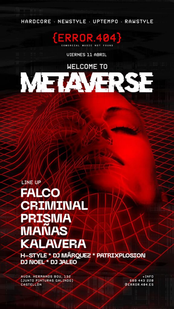 Cartel WELCOME TO METAVERSE