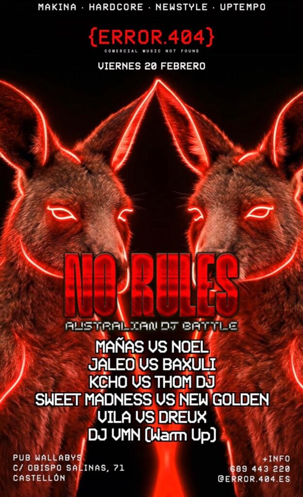 Cartel NO RULES AUSTRALIAN DJ BATTLE